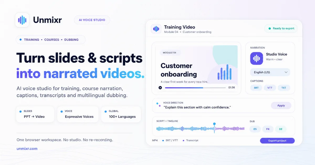 Preview of unmixr.com