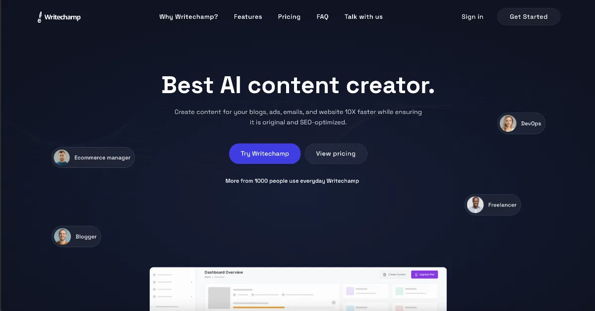 Preview of Writechamp