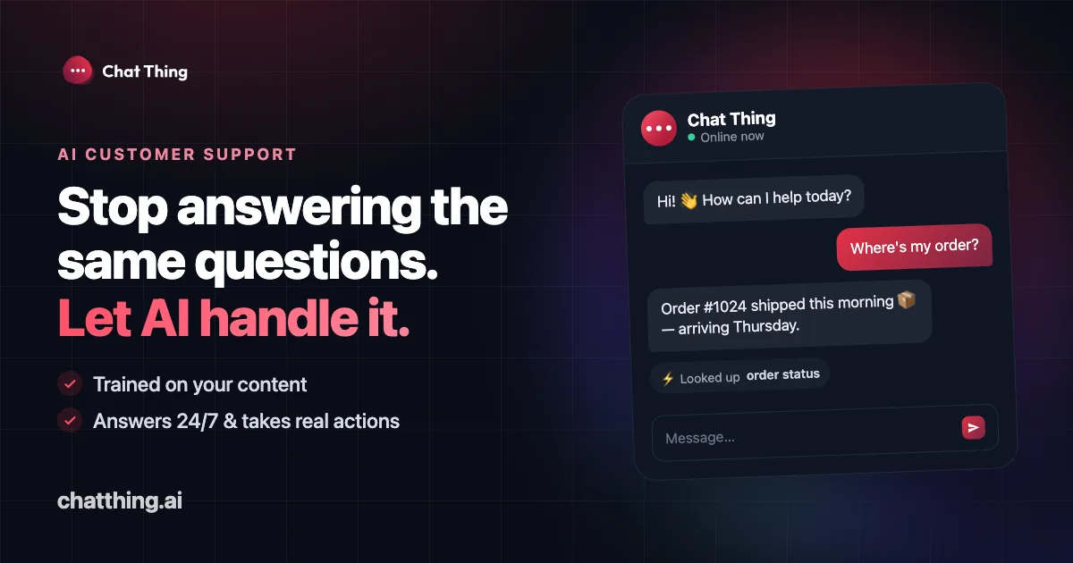 Preview of Chat Thing