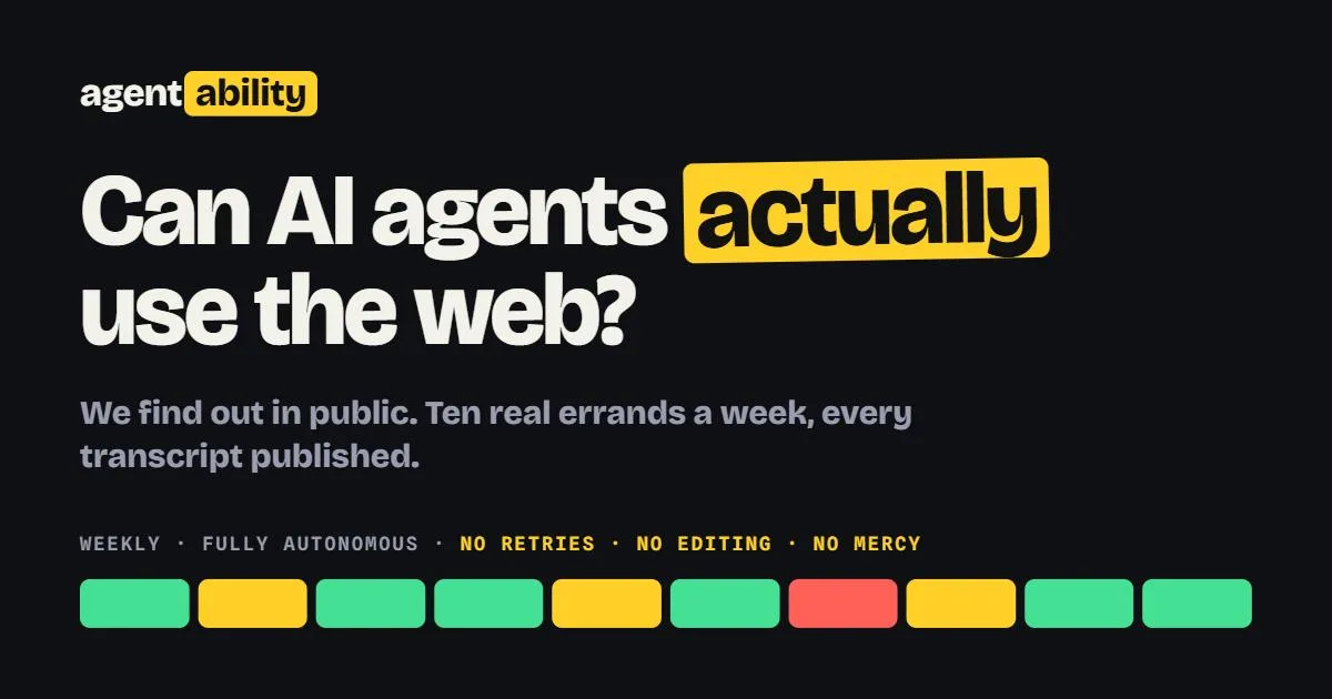 Preview of Agentability