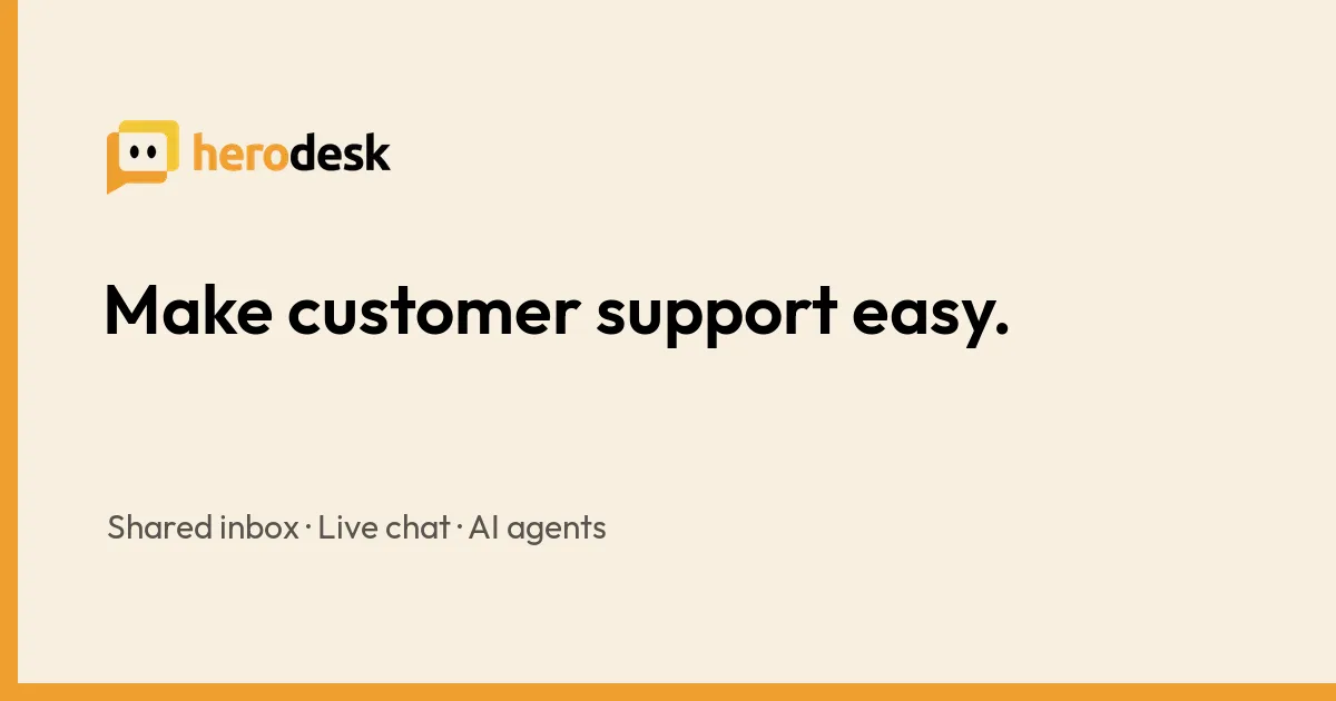 Preview of Herodesk