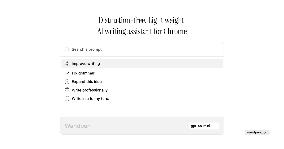 Preview of Wandpen