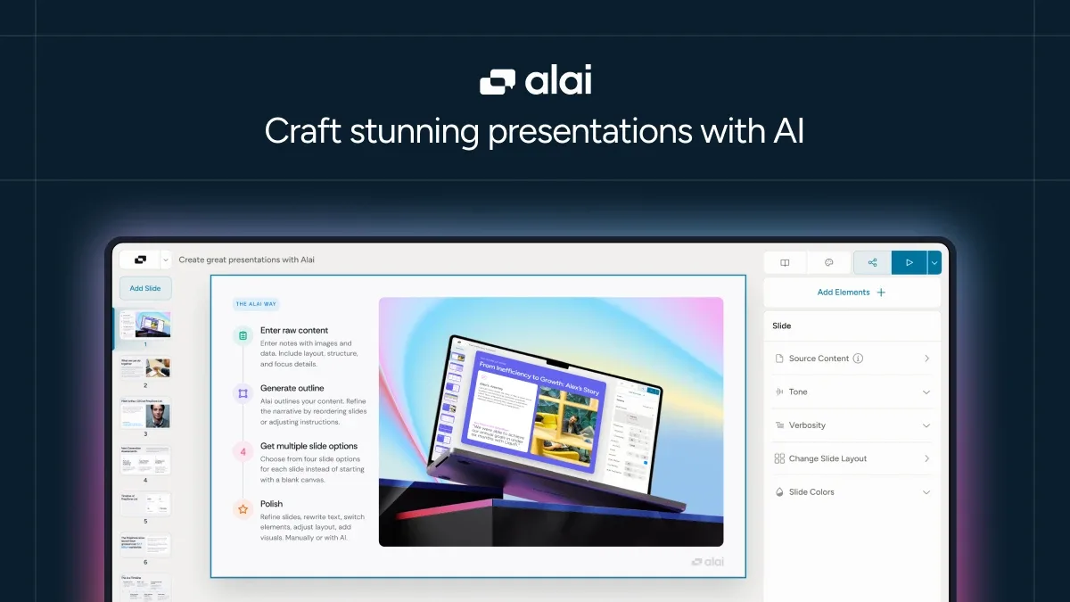 Preview of Create Stunning Presentations with AI