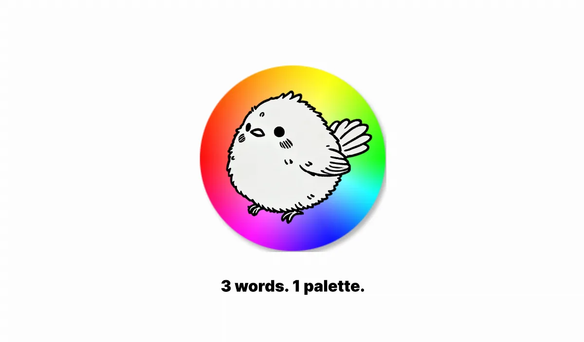 Preview of HueWheel - AI Color Palette Generator