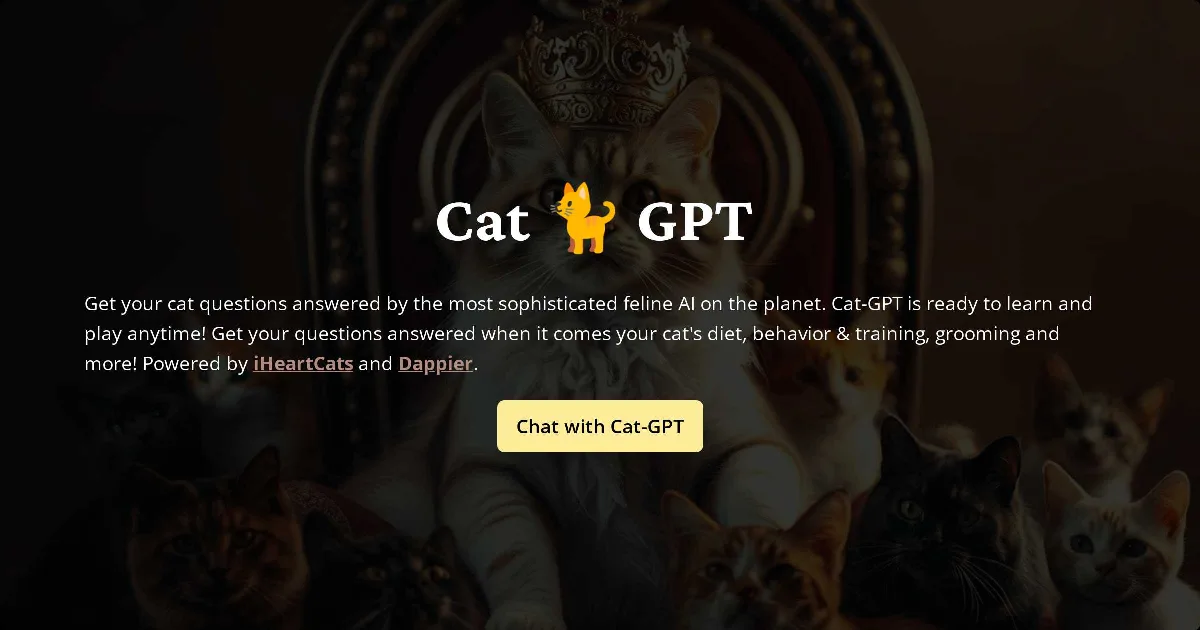 Preview of Cat π GPT