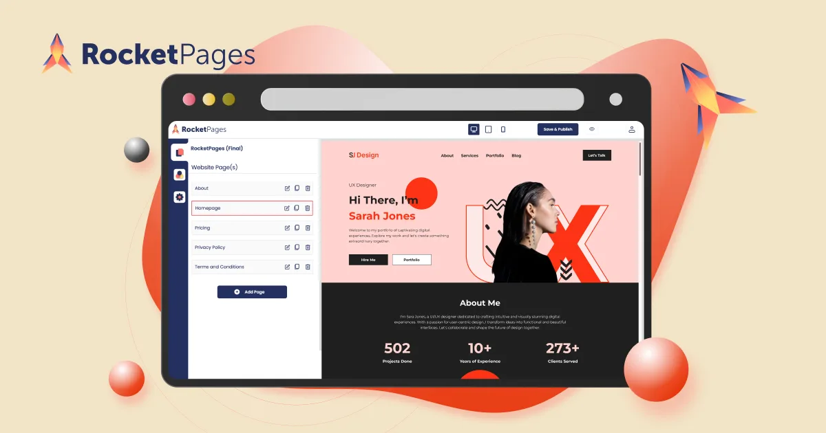 Preview of RocketPages