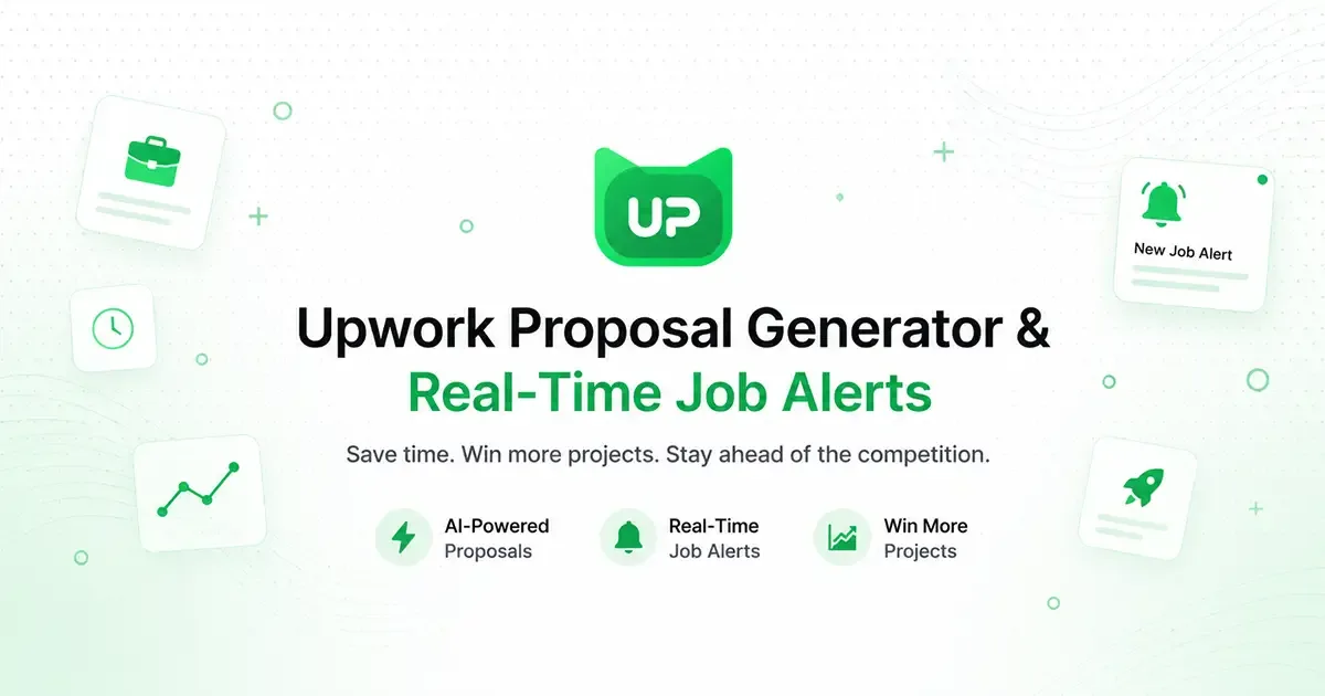 Preview of Upwork Proposal Generator & Job Alerts
