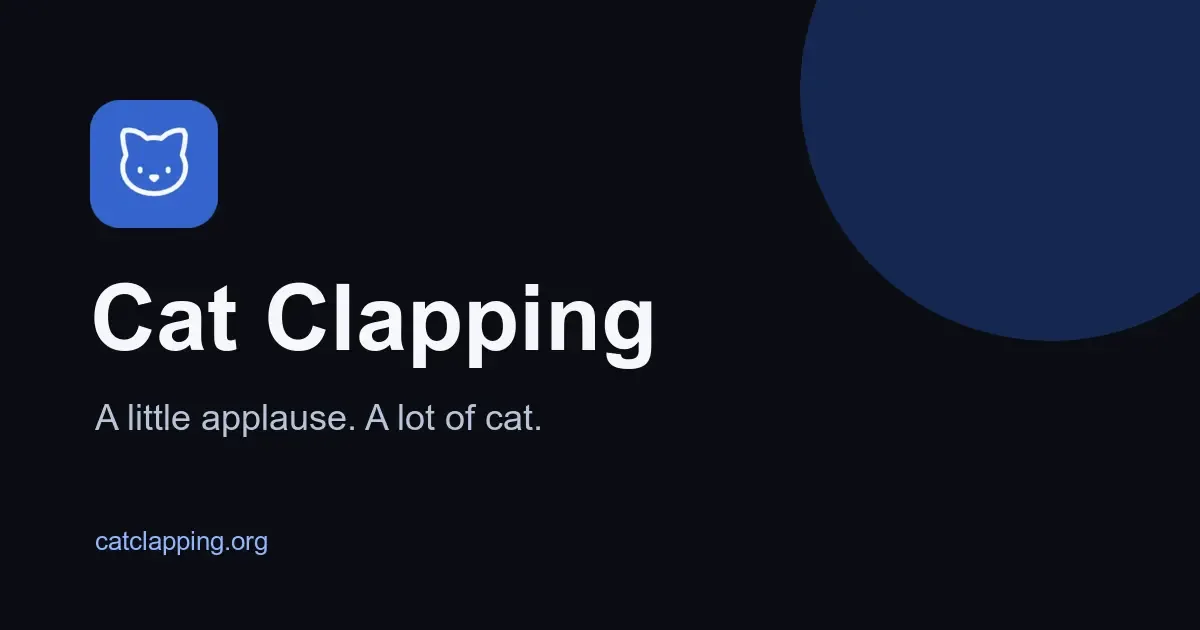 Preview of Cat Clapping