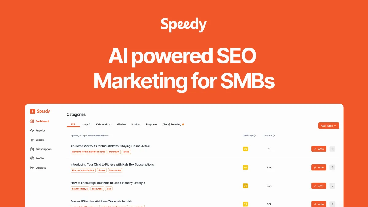 Preview of Speedybrand