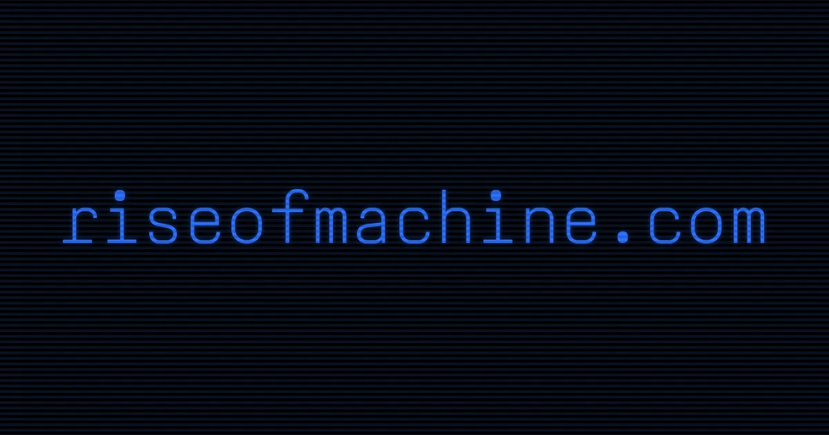 Preview of Rise of Machine