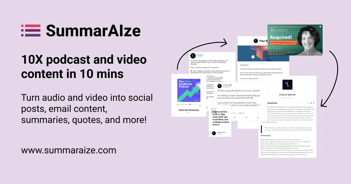 Preview of Summaraize