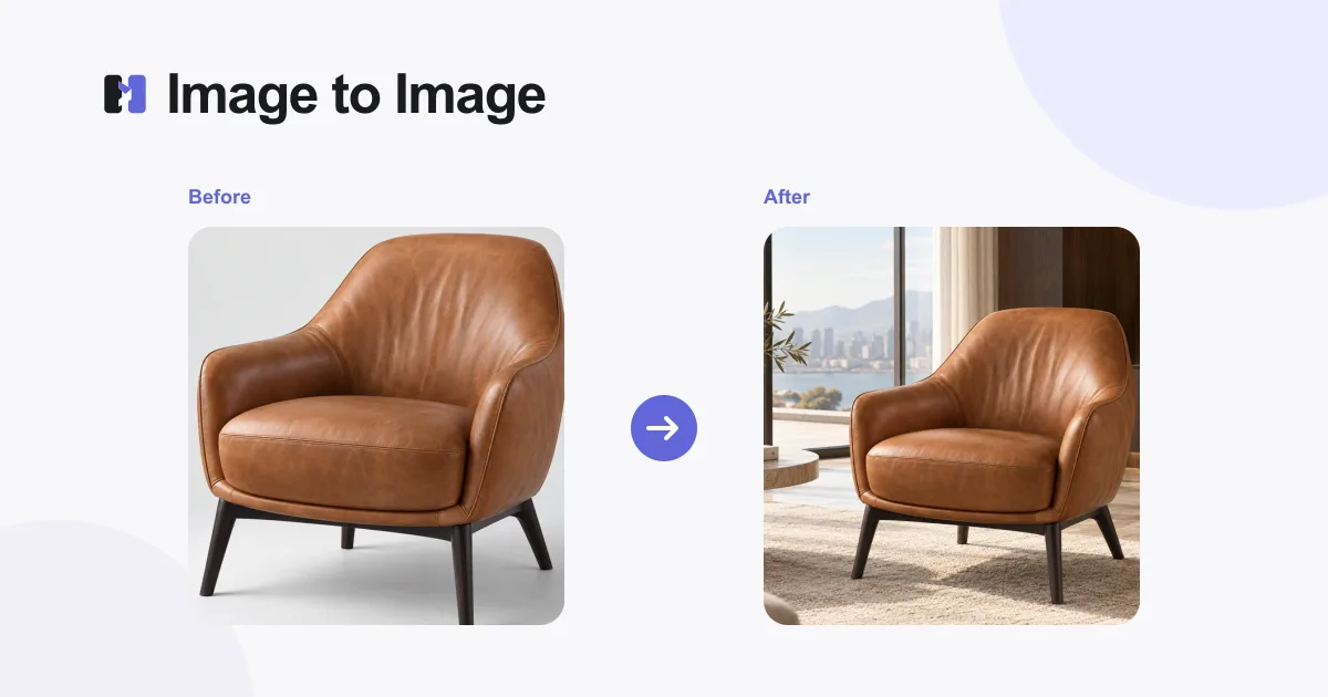 Preview of Image to Image AI Generator