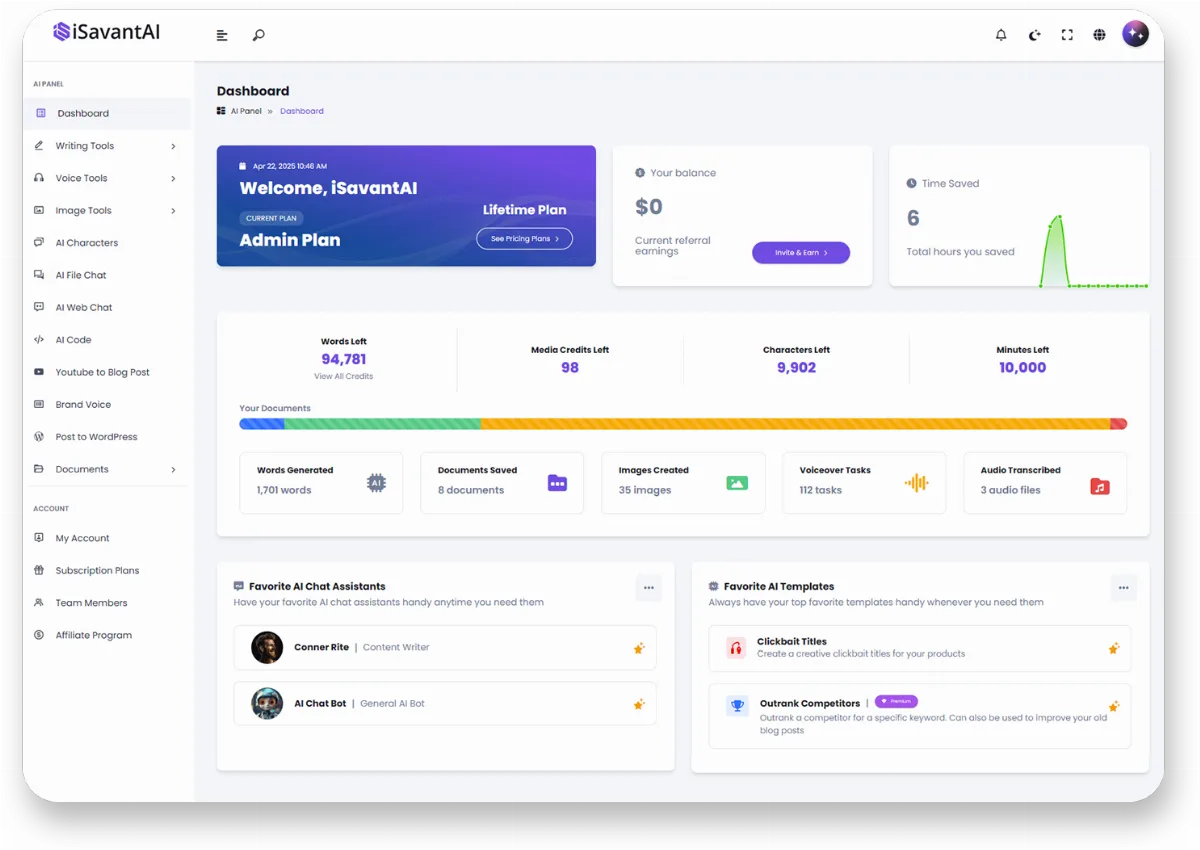 Preview of iSavantAI
