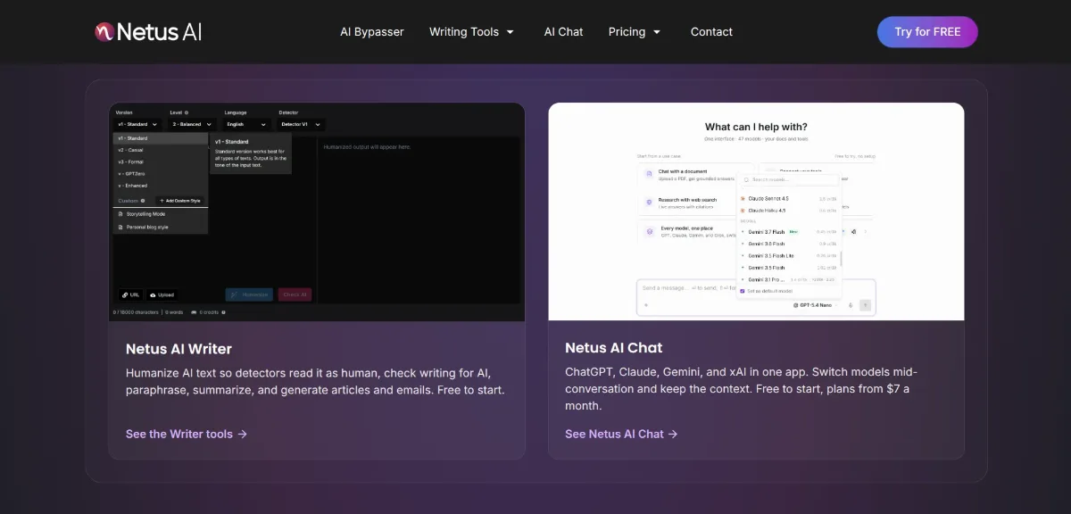 Preview of Netus AI