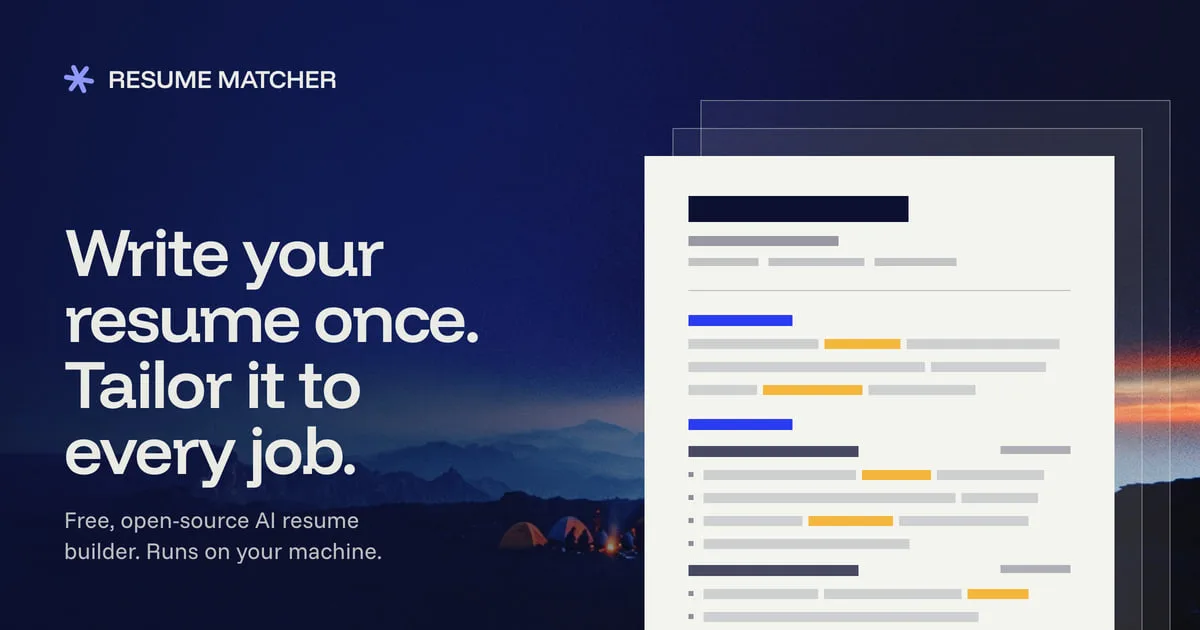 Preview of Resume Matcher