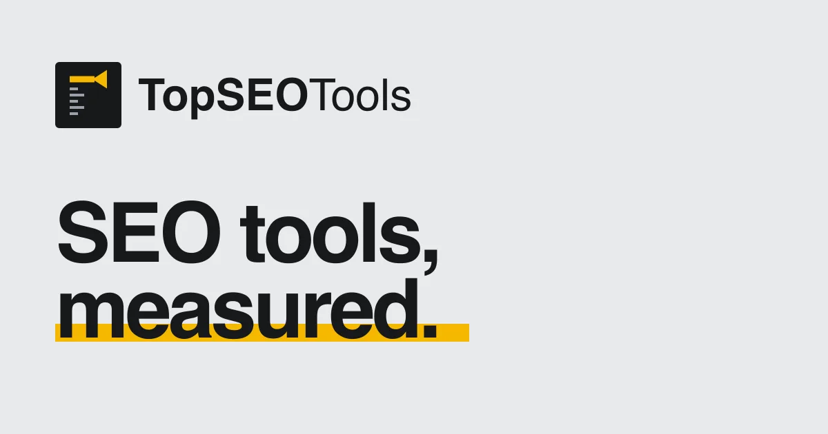 Preview of TopSEOTools