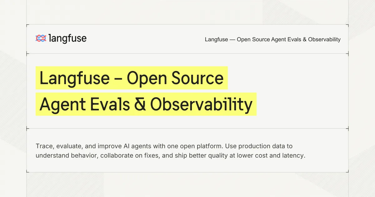 Preview of Langfuse