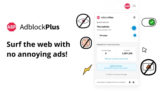 Preview of Adblock Plus