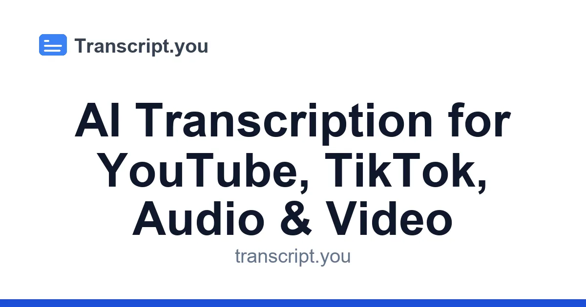 Preview of Transcript.you