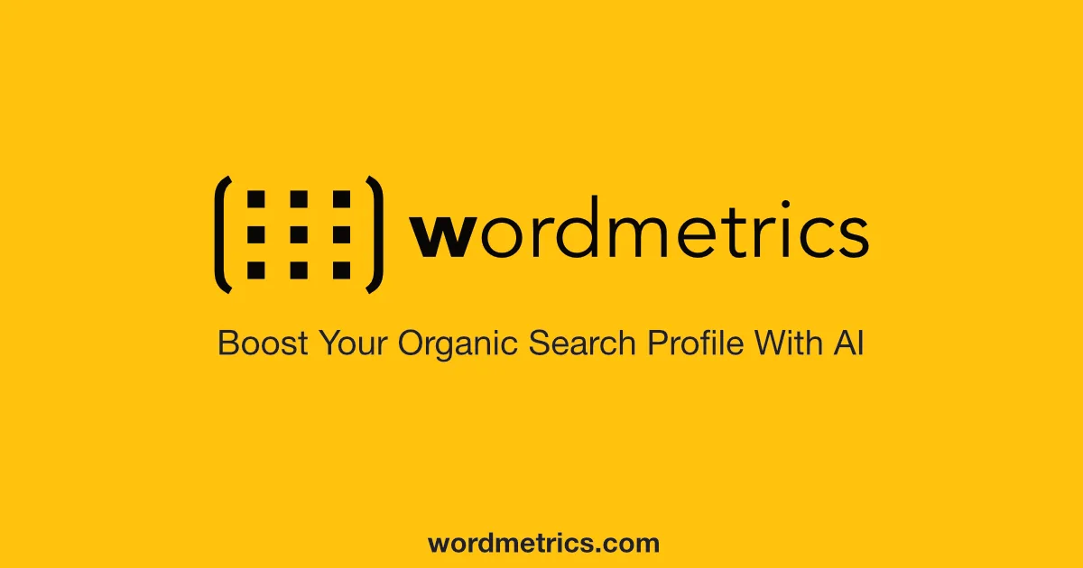Preview of Wordmetrics