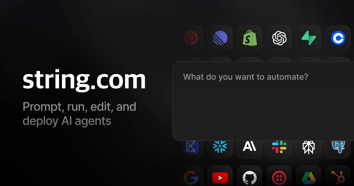 Preview of String.com