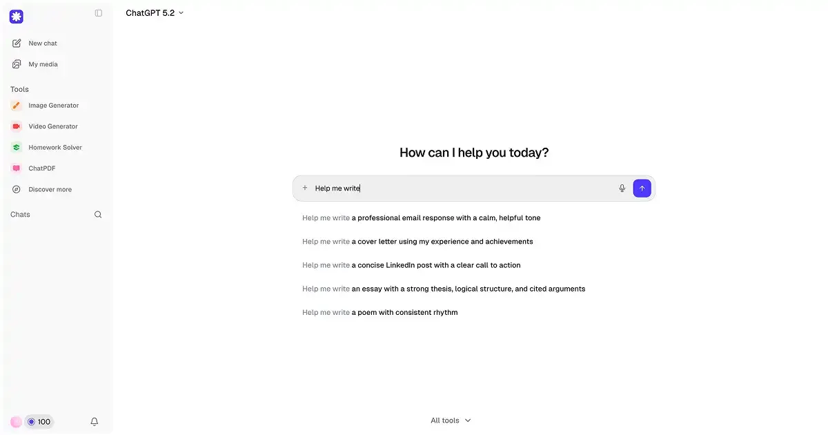 Preview of Ask AI with All-in-One AI Super App