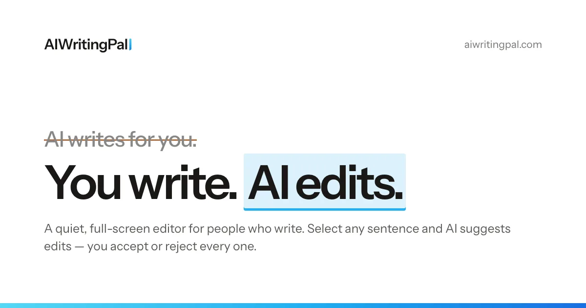 Preview of AIWritingPal