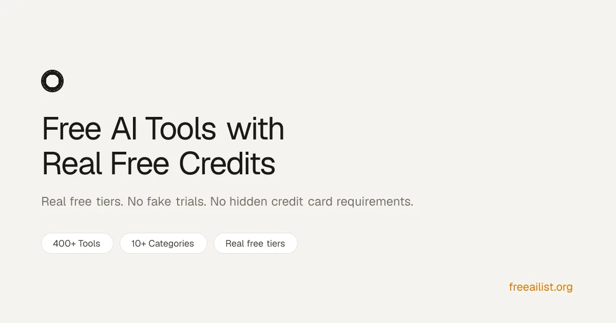 Preview of FreeAIList