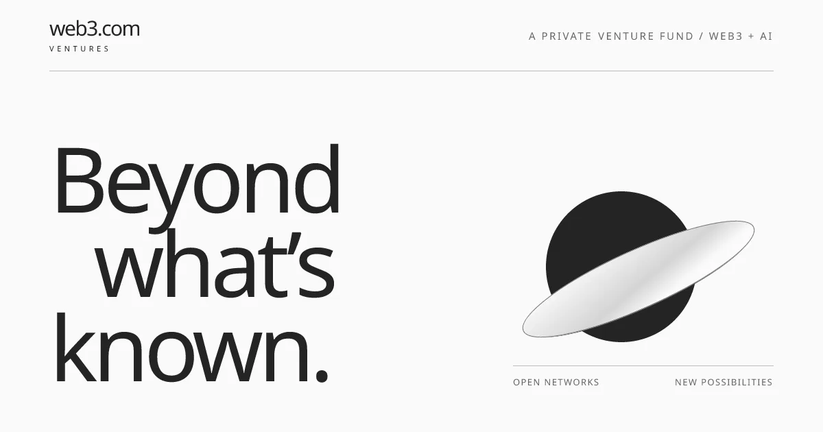 Preview of Web3.com Ventures