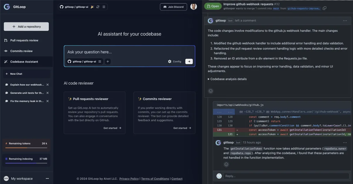 Preview of GitLoop