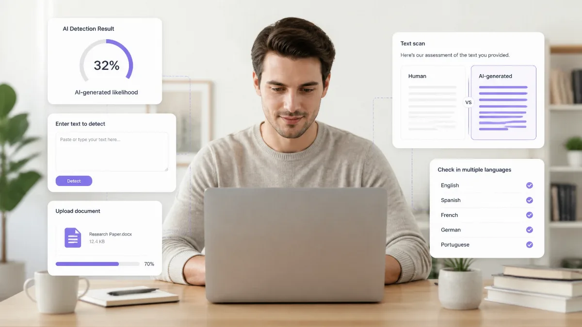 Preview of Free AI Detector
