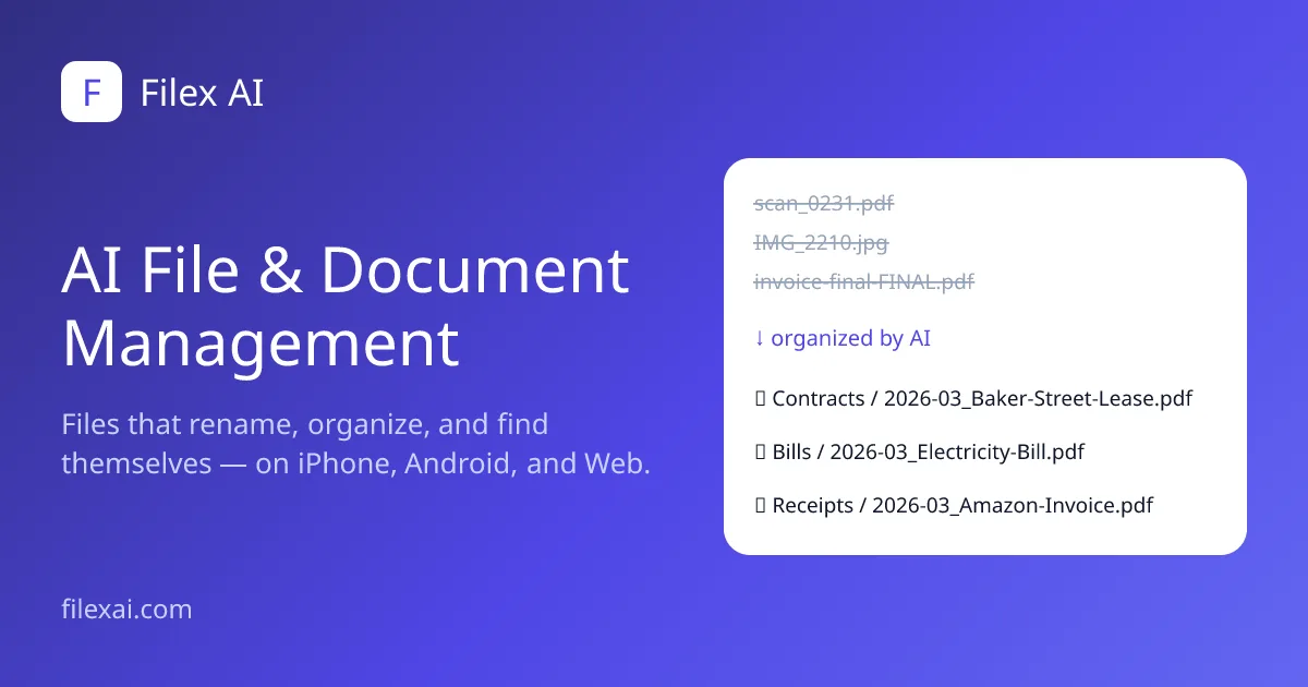 Preview of Filex AI