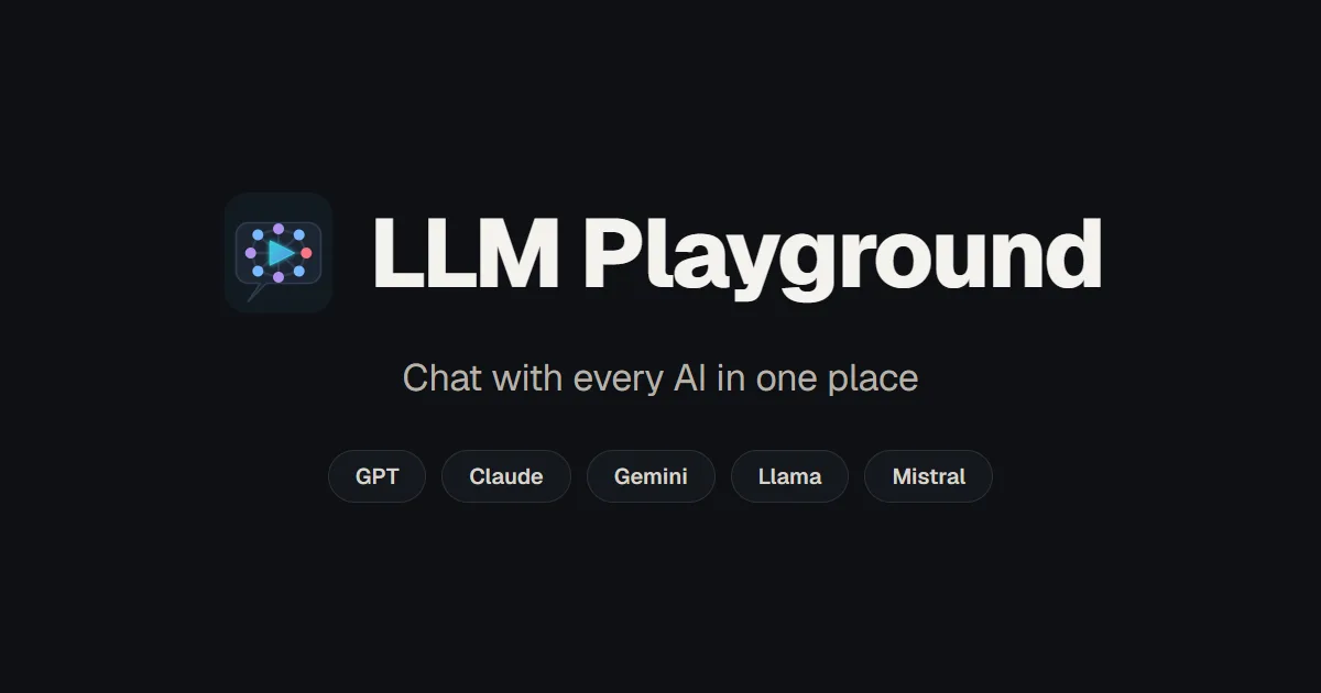 Preview of LLM Playground