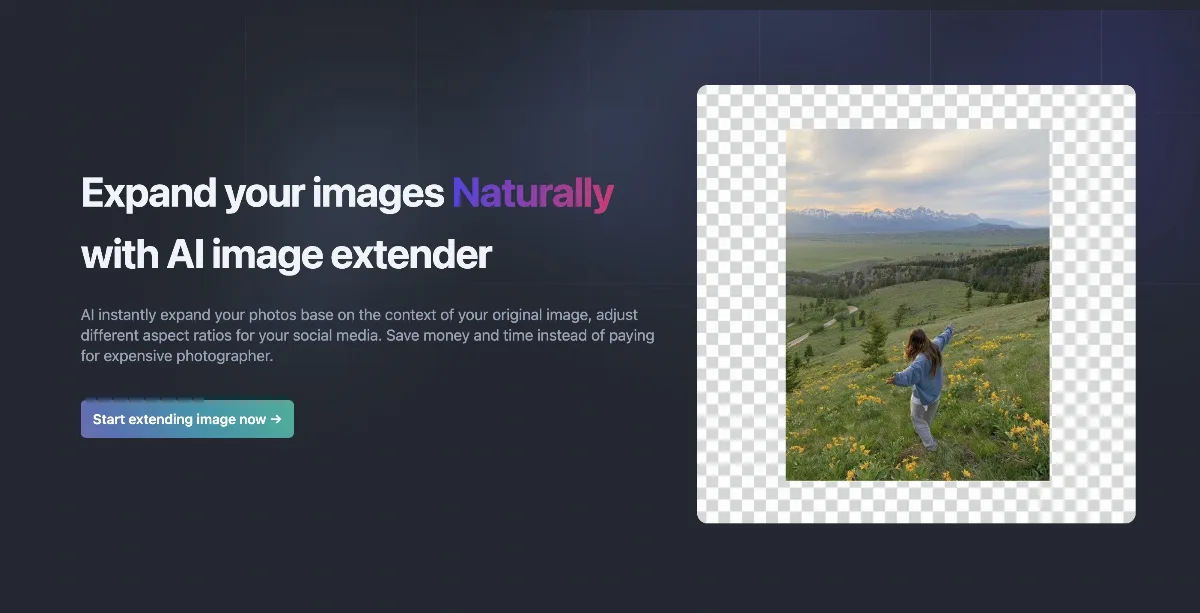 Preview of AI Image Extender