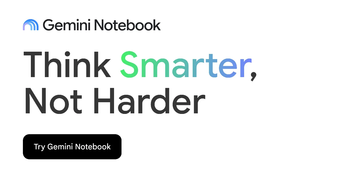 Preview of Gemini Notebook