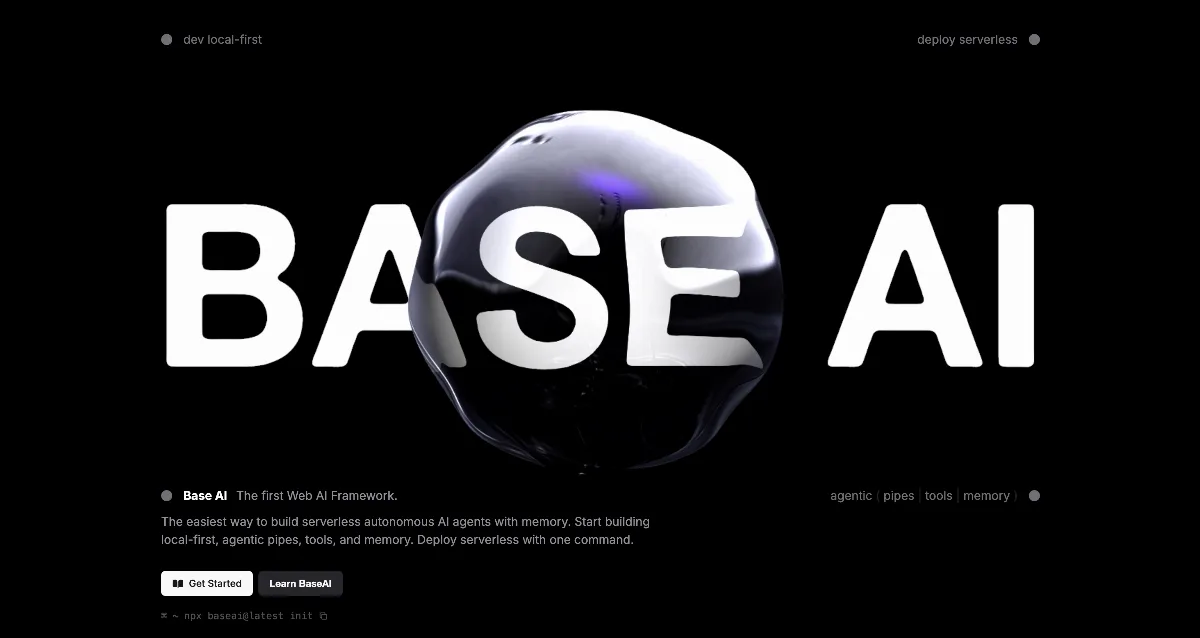 Preview of BaseAI