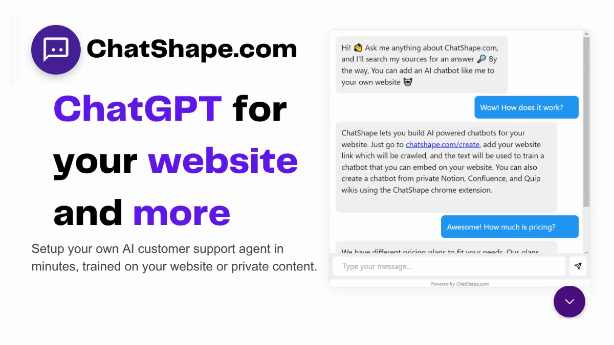 Preview of ChatShape.com