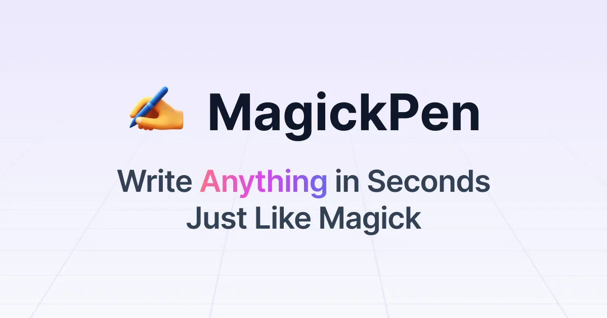 Preview of MagickPen