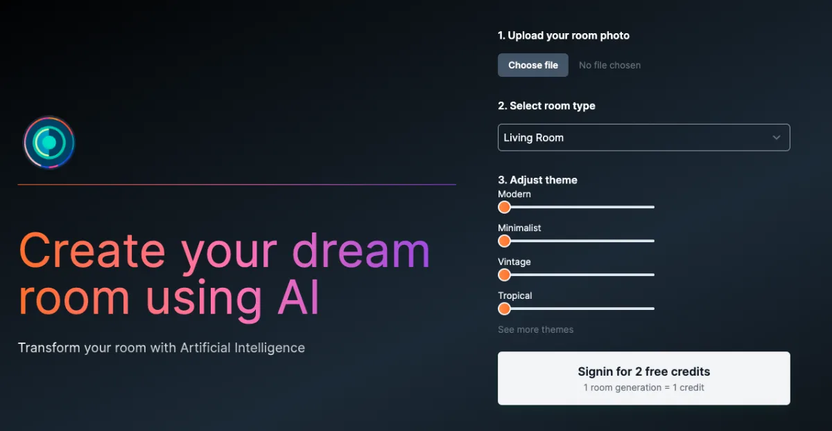 Preview of roomdesigner.ai