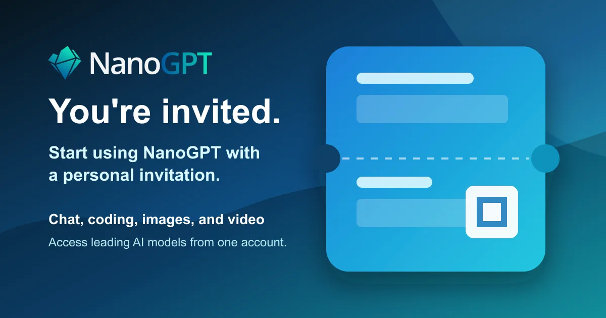 Preview of You're invited to NanoGPT