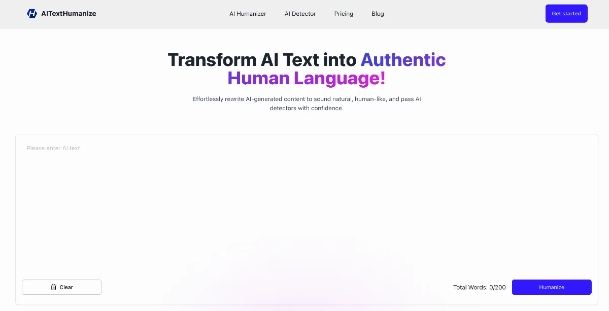 Preview of AITextHumanize
