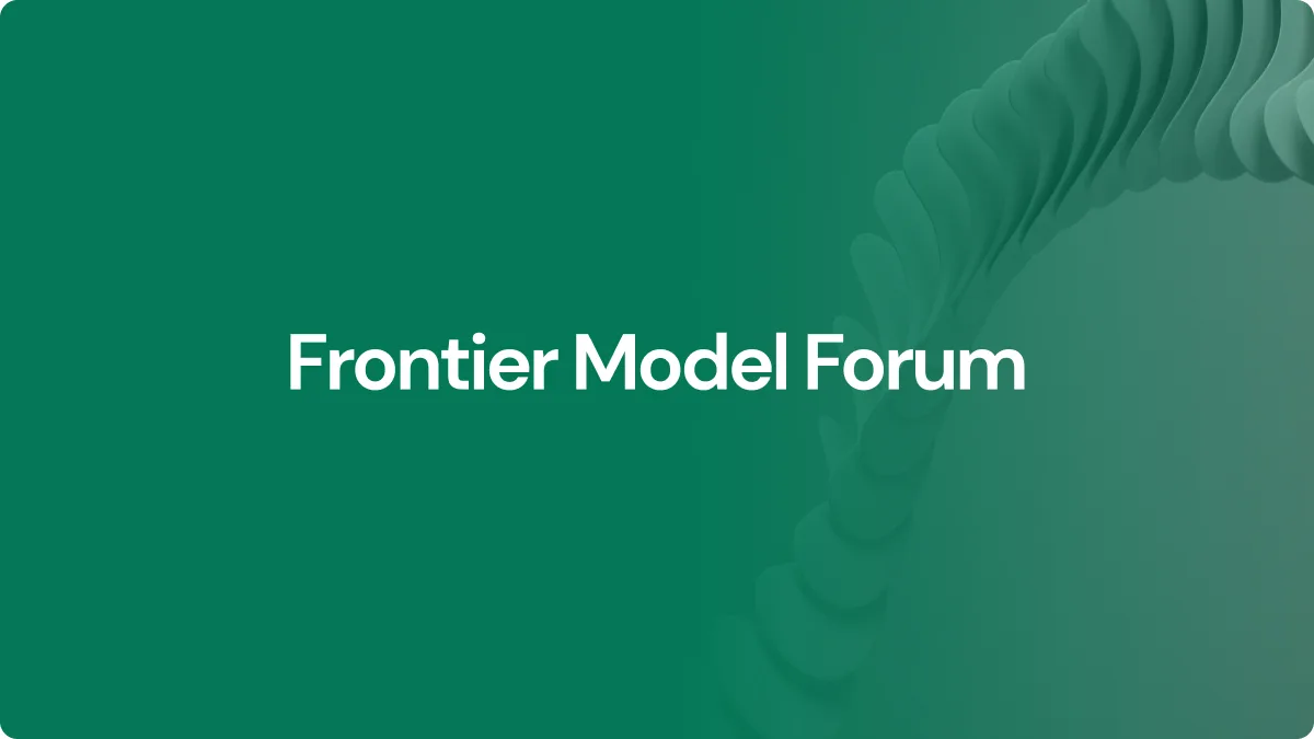 Preview of Frontier Model Forum