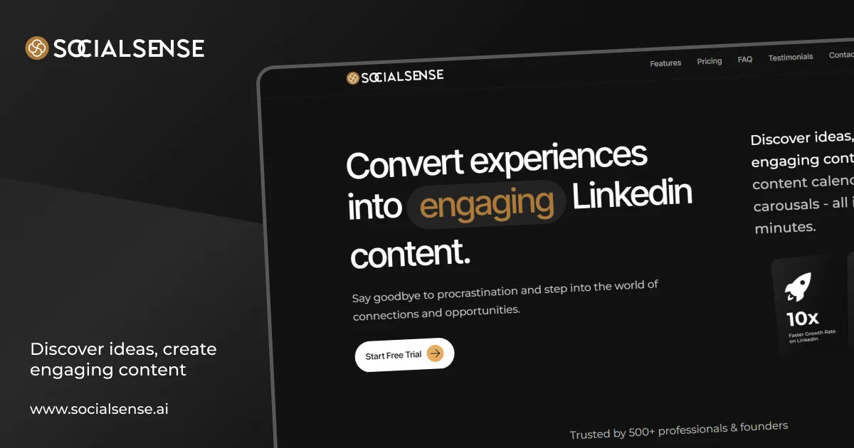 Preview of SocialSense
