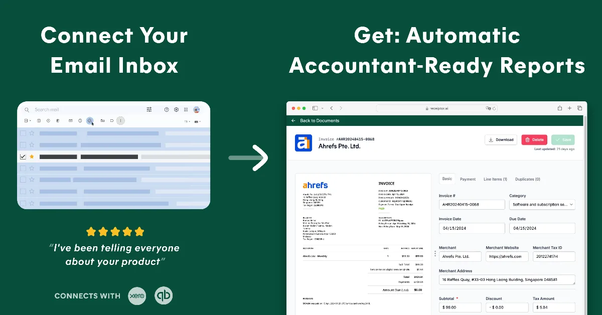 Preview of Receiptor AI
