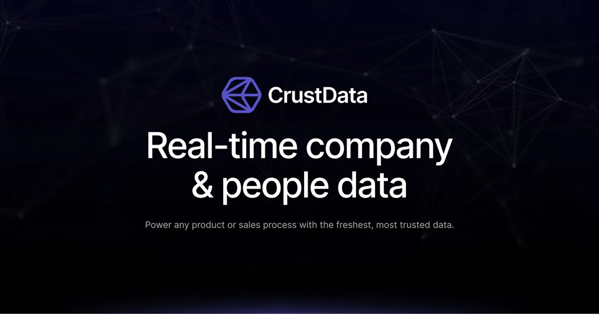Preview of Crustdata