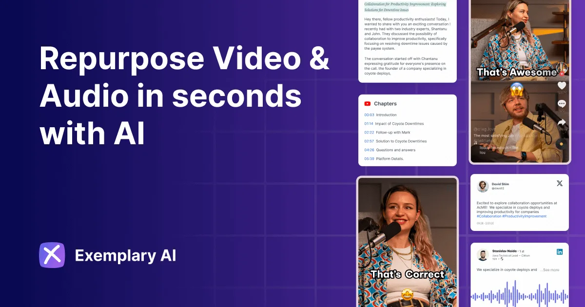 Preview of Exemplary AI
