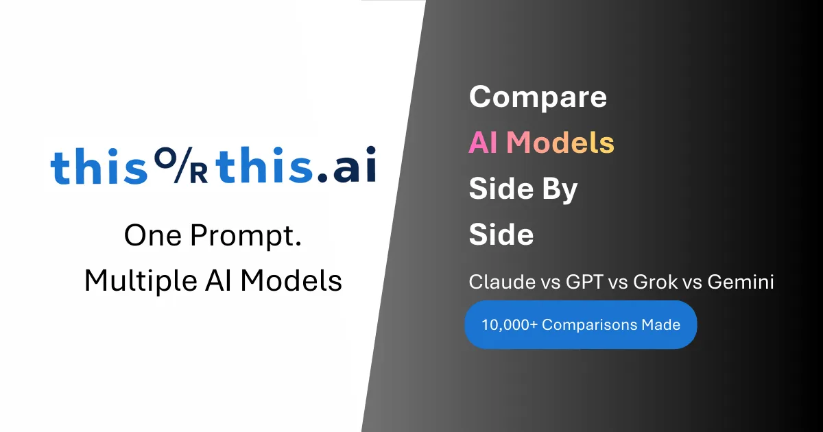 Preview of Compare AI Models Side-by-Side