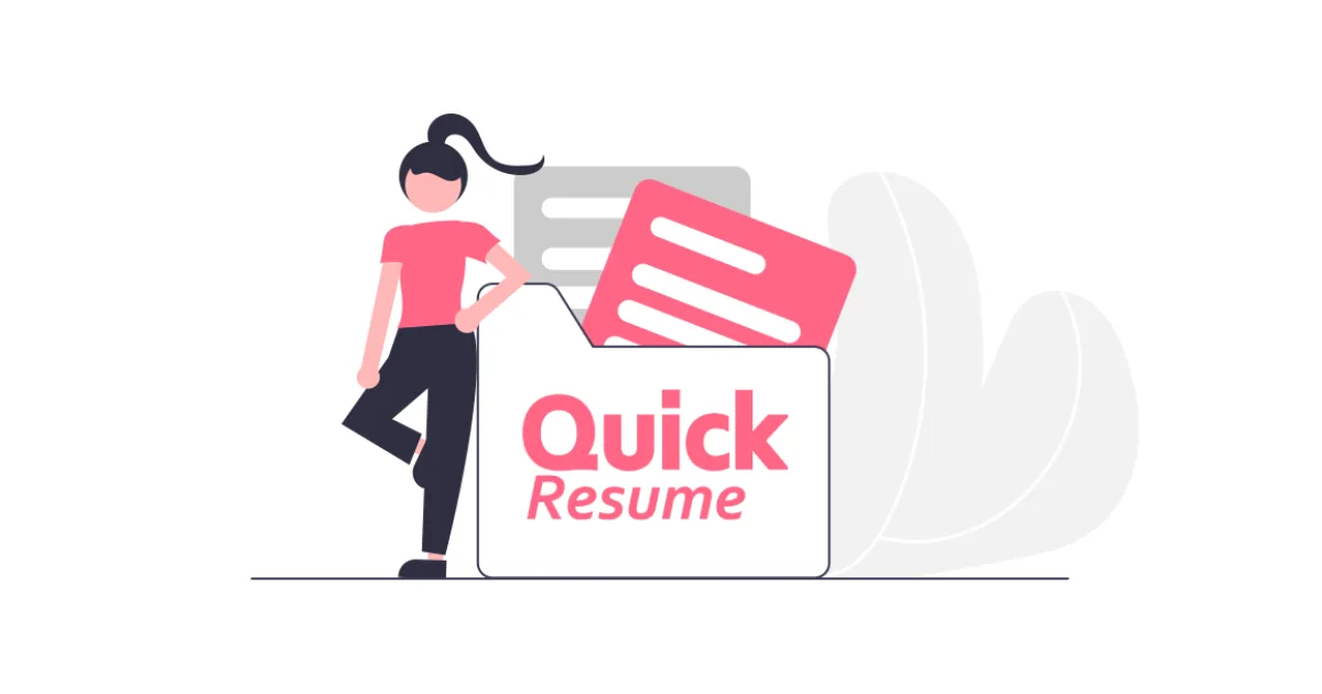 Preview of Quick Resume