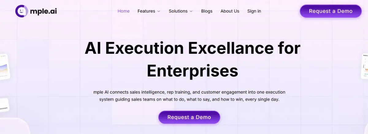 Preview of mple AI
