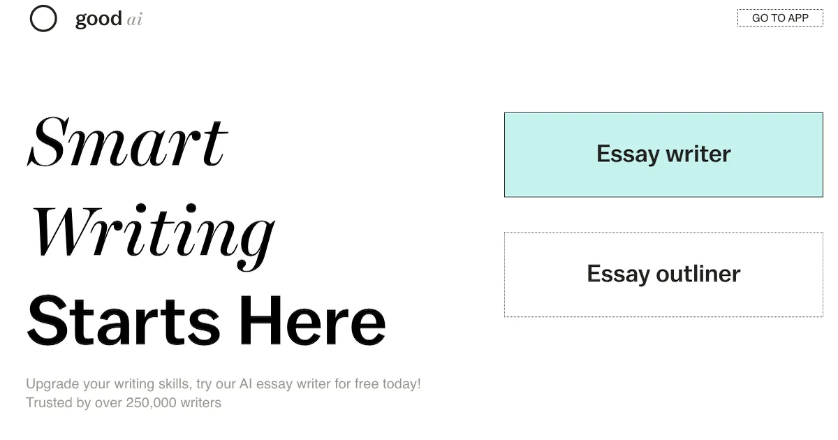 Preview of AI Essay Writer